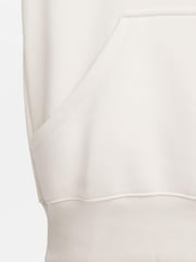 Nike Light Wood Natural Oversized Sportswear Phoenix Fleece Mini Swoosh Pullover Hoodie - Image 8 of 10