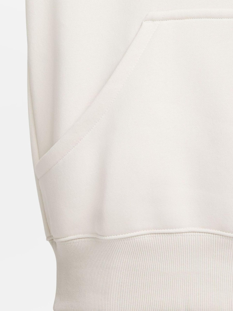 Nike Light Wood Natural Oversized Mini Sportswear Phoenix Fleece Swoosh Pullover Hoodie - Image 8 of 10
