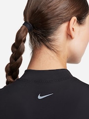Nike Black Dri-FIT Mock-Neck Cropped Tank Top - Image 6 of 9