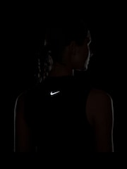 Nike Black Dri-FIT Mock-Neck Cropped Tank Top - Image 7 of 9