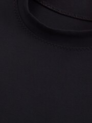 Nike Black Dri-FIT Mock-Neck Cropped Tank Top - Image 9 of 9