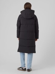 VERO MODA Black 2-In-1 Padded Coat And Gilet Set With Detachable Sleeves - Image 2 of 5