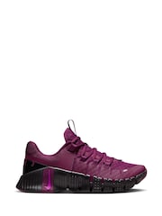 Nike Burgundy Red Free Metcon 5 Training Trainers - Image 1 of 11