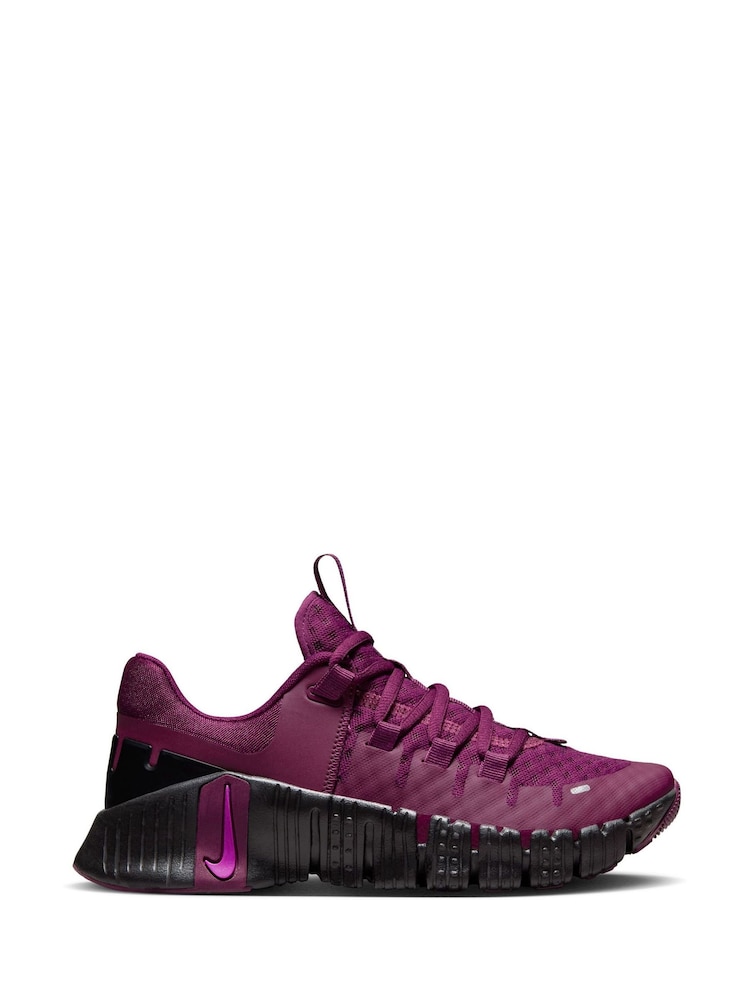Nike Burgundy Red Free Metcon 5 Training Trainers - Image 1 of 11
