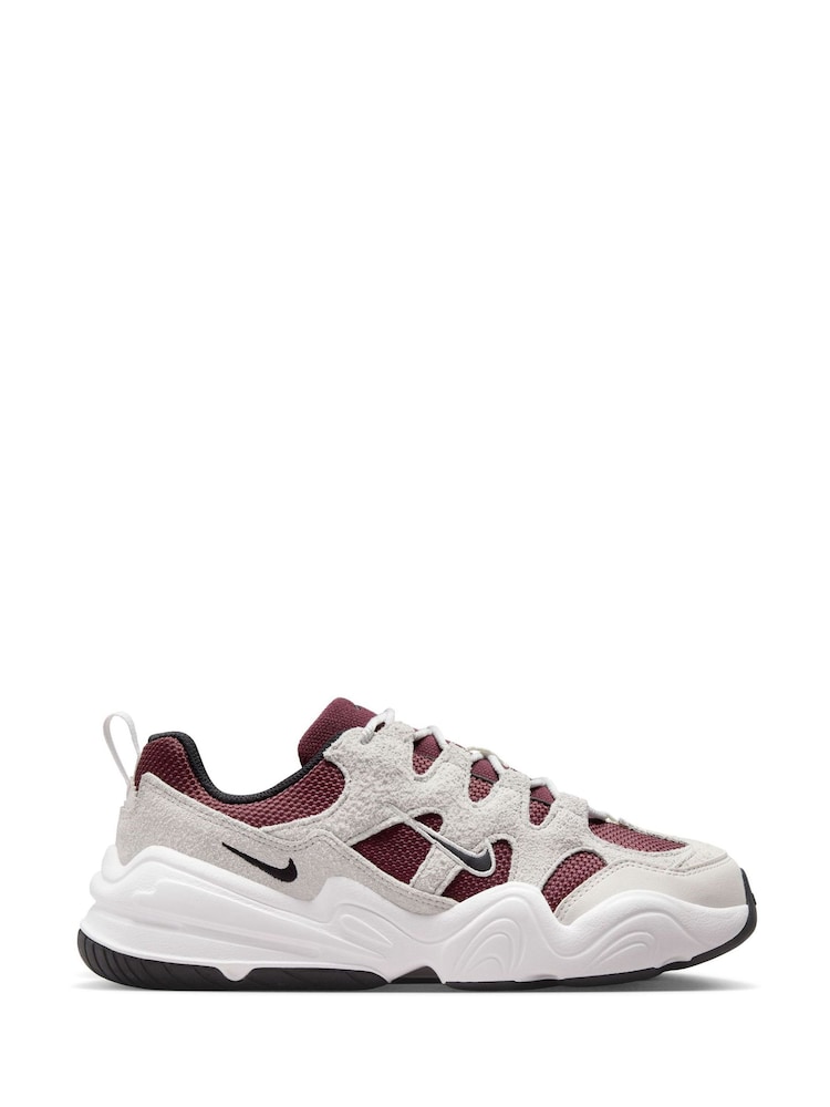 Nike Burgundy/Beige Tech Hera Trainers - Image 1 of 11