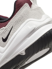 Nike Burgundy/Beige Tech Hera Trainers - Image 10 of 11