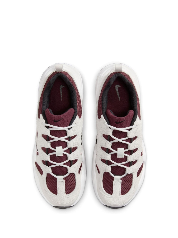 Nike Burgundy/Beige Tech Hera Trainers - Image 11 of 11
