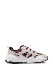 Nike Burgundy/Beige Tech Hera Trainers - Image 3 of 11