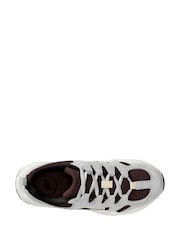 Nike Burgundy/Beige Tech Hera Trainers - Image 4 of 11