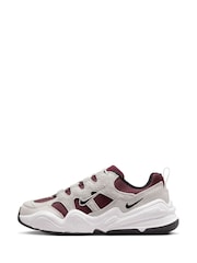 Nike Burgundy/Beige Tech Hera Trainers - Image 7 of 11