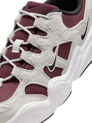 Nike Burgundy/Beige Tech Hera Trainers - Image 9 of 11
