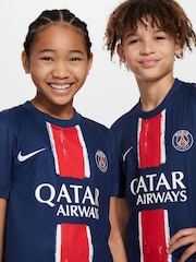 Nike Jr. PSG Stadium 24/25 Home Football Shirt - Image 4 of 12