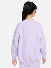 Nike Lilac Purple Oversized Club Fleece Sweatshirt - Image 2 of 4