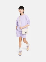 Nike Lilac Purple Oversized Club Fleece Sweatshirt - Image 3 of 4