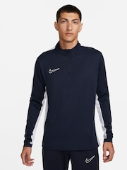 Blauschwarz - Nike – Dri-FIT Academy – Trainingsoberteil mit Viertelreißverschluss - Bild 1 von 5