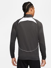 Nike Grey/White DriFIT Academy Pro Zip Up Training Top - Image 2 of 6