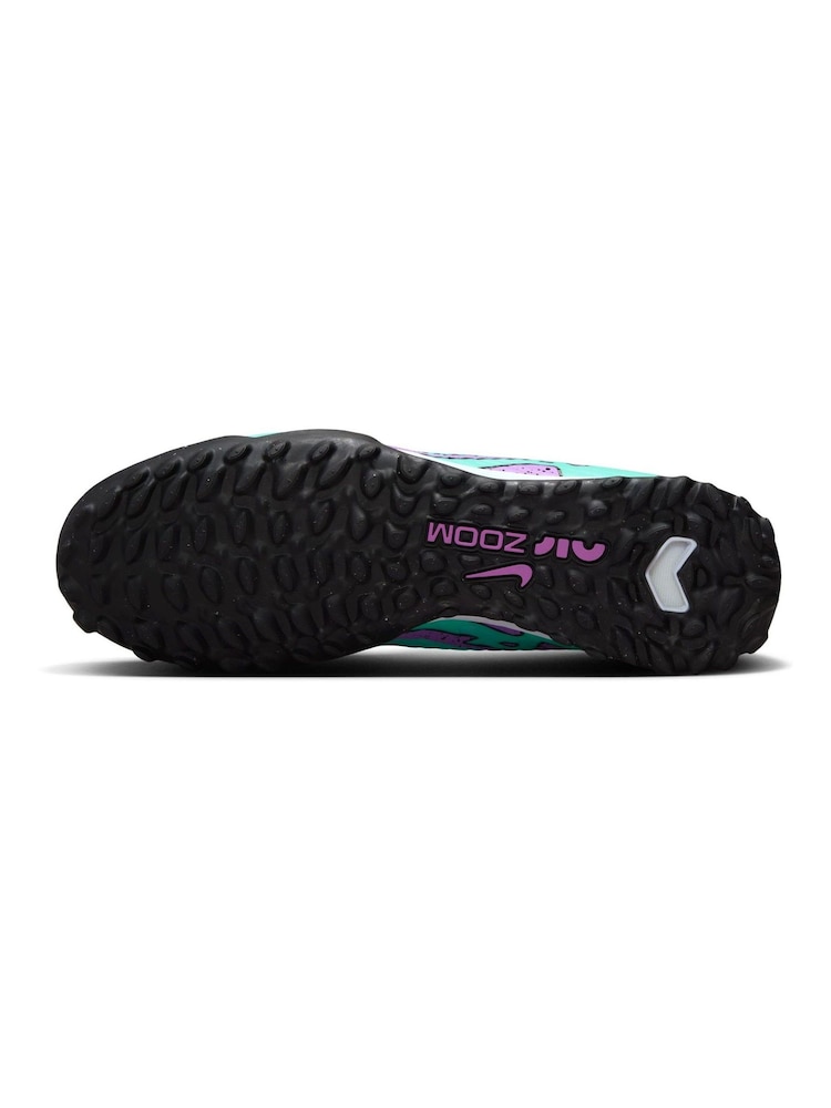 Nike Green Mercurial Vapor 15 Turf Football Boots - Image 7 of 10