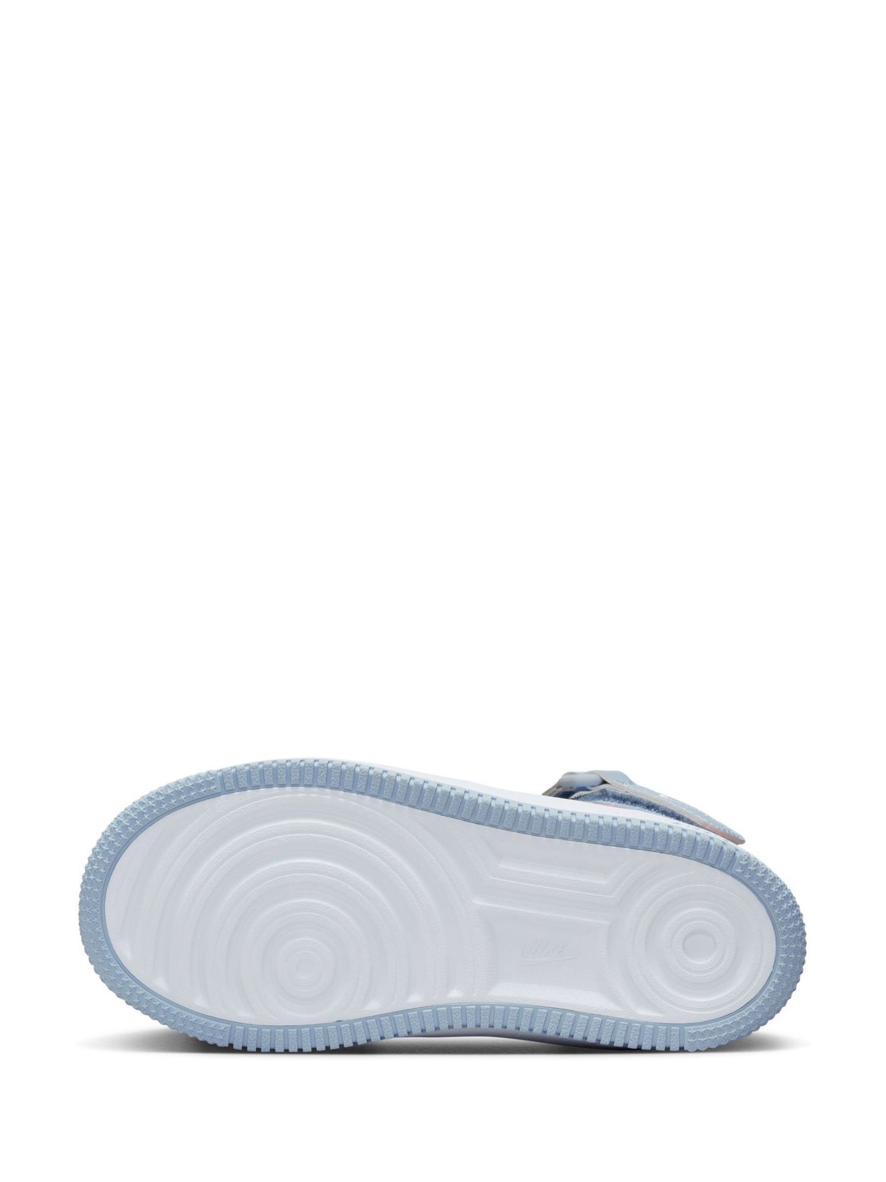 Buy Nike Light Blue Air Force 1 Mid Easy On Trainers from Next Luxembourg
