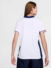 Nike White Womens England Stadium Shirt 2024 - Image 2 of 11