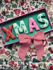 Biscuiteers Christmas XMAS Letterbox Biscuits - Image 1 of 1