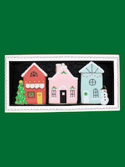 Biscuiteers Christmas Village Letterbox Biscuits - Image 1 of 2