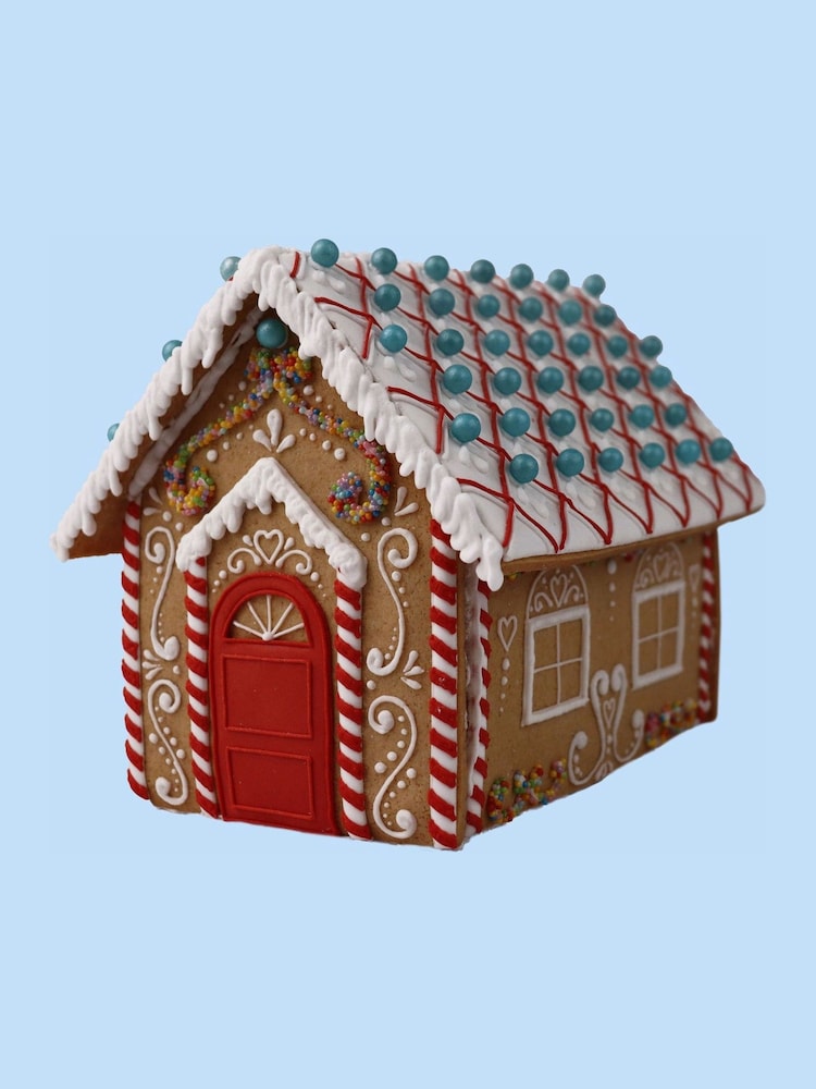 Biscuiteers DIY Gingerbead House Tin - Image 1 of 3 Biscuiteers DIY Gingerbead House Tin - Image 1 of 3