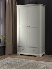 Bentley Designs Blue Grey Alora Double Wardrobe - Image 1 of 4
