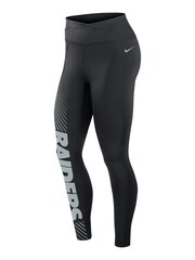 Fanatics Las Vegas Raiders Yard Line Black Leggings - Image 2 of 3