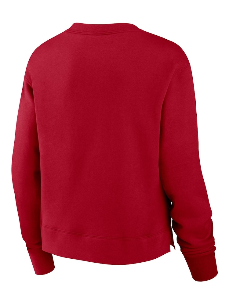 Fanatics Red San Francisco 49ers Crew Fleece - Image 3 of 3