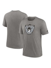 Fanatics Grey Oakland Raiders Rewind Logo Triblend T-Shirt - Image 1 of 1