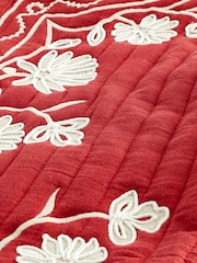 Red/White Floral Embroidery Waistcoat - Image 7 of 7