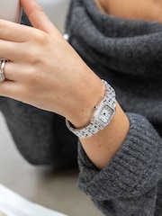 Sekonda Womens Monica 22mm Analogue Silver Tone Watch With Case And Alloy Bracelet With White Dial - Image 1 of 6