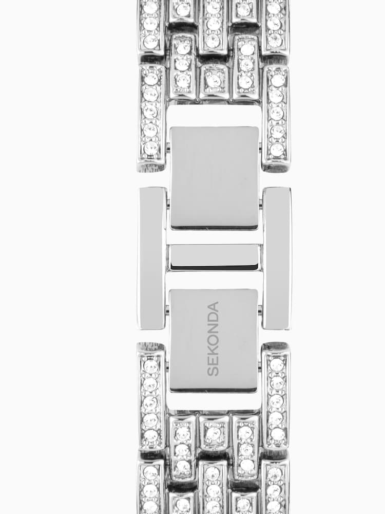 Sekonda Womens Monica 22mm Analogue Silver Tone Watch With Case And Alloy Bracelet With White Dial - Image 6 of 6