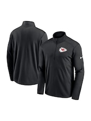 Fanatics Kansas City Chiefs Pacer Quarter Zip Black Jacket - Image 1 of 3