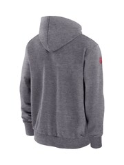 Fanatics Grey Kansas City Chiefs Dri-FIT Player Full Zip Top - Image 3 of 3