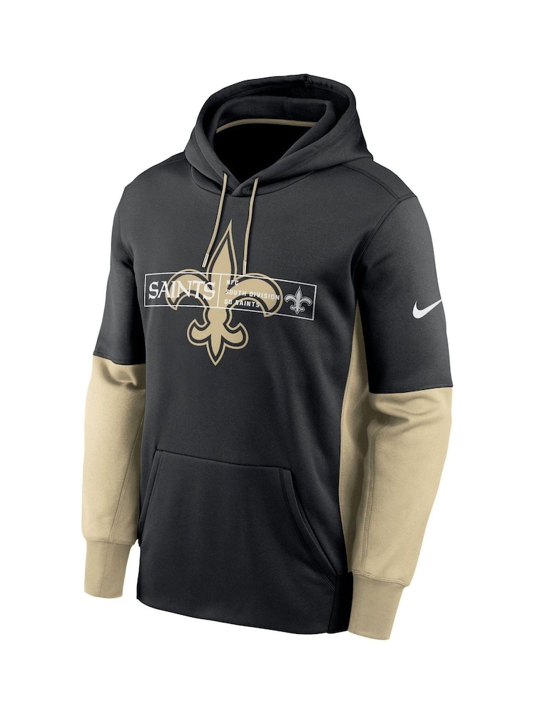 Fanatics New Orleans Saints Therma Colour Block Black Hoodie - Image 2 of 3