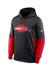 Fanatics Kansas City Chiefs Therma Black Colourblock Hoodie - Image 2 of 3