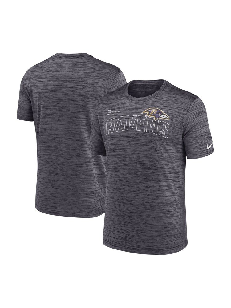 Fanatics Grey Baltimore Ravens Velocity Arch T-Shirt - Image 1 of 3