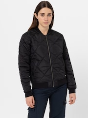 Dickies Quilted Bomber Black Jacket - Image 1 of 7