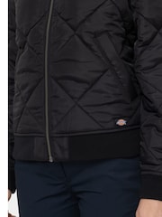 Dickies Quilted Bomber Black Jacket - Image 5 of 7