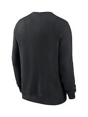 Fanatics Cincinnati Bengals Rewind Club Crew Fleece Black Sweatshirt - Image 3 of 3