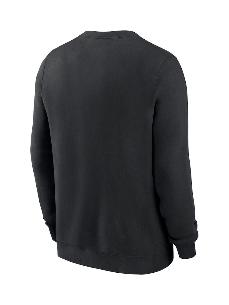 Fanatics Cincinnati Bengals Rewind Club Crew Fleece Black Sweatshirt - Image 3 of 3