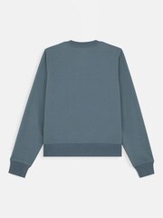 Dickies Grey 100% Cotton Heavyweight Wordmark Crew Sweat Top - Image 7 of 8