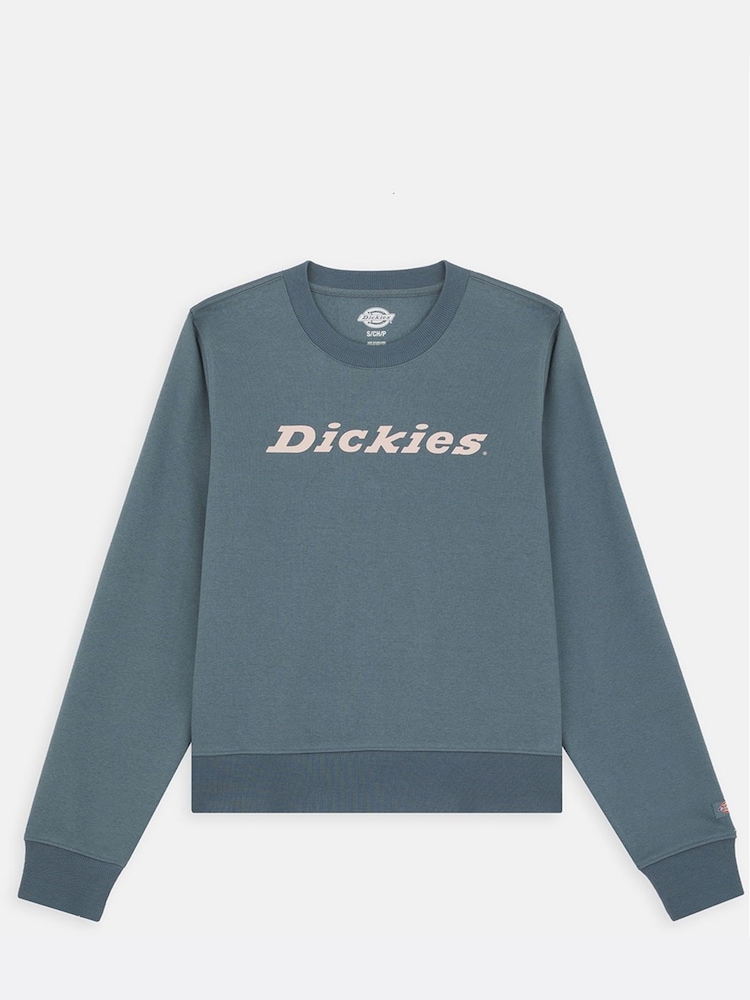 Dickies Grey 100% Cotton Heavyweight Wordmark Crew Sweat Top - Image 8 of 8 Dickies Grey 100% Cotton Heavyweight Wordmark Crew Sweat Top - Image 8 of 8