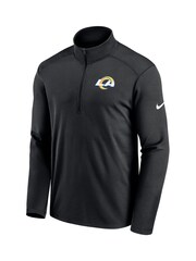 Fanatics Los Angeles Rams Pacer Quarter Zip Black Jacket - Image 2 of 3