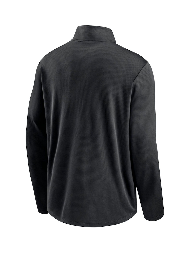 Fanatics Los Angeles Rams Pacer Quarter Zip Black Jacket - Image 3 of 3