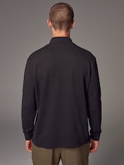 Black Soft Touch Long Sleeve Turtle Neck T-Shirt - Image 2 of 7