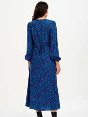 Sugarhill Brighton Blue Fatimah V-Neck Maxi Dress - Image 2 of 4