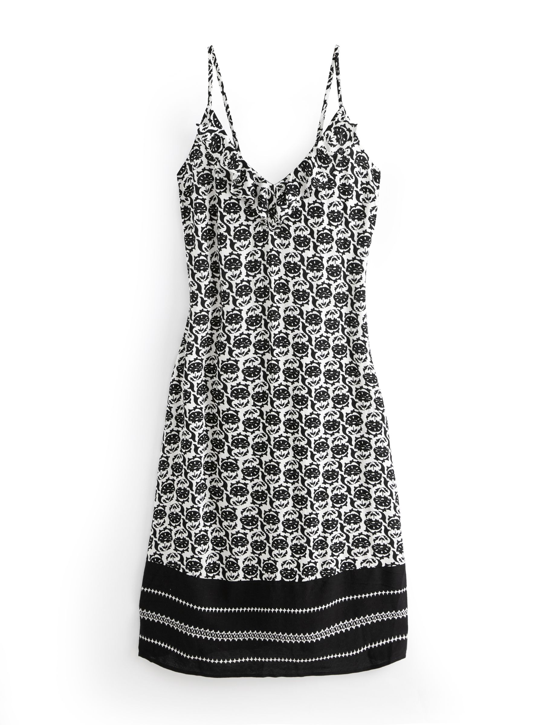 Next black and white dress outlet