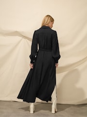 Ro&Zo Pocket Detail Midi Shirt Dress - Image 2 of 5